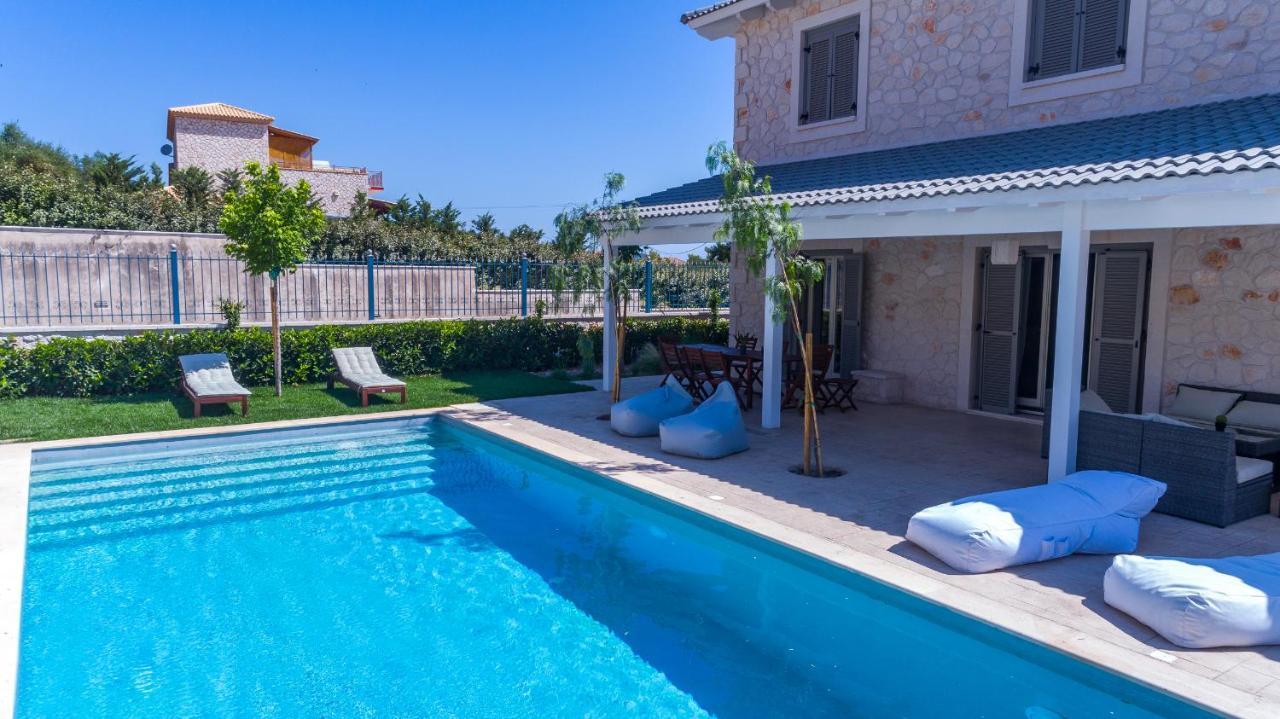 Zante Soleil - High-End Stone Villa With Swimming Pool Lagopodhon Exterior foto