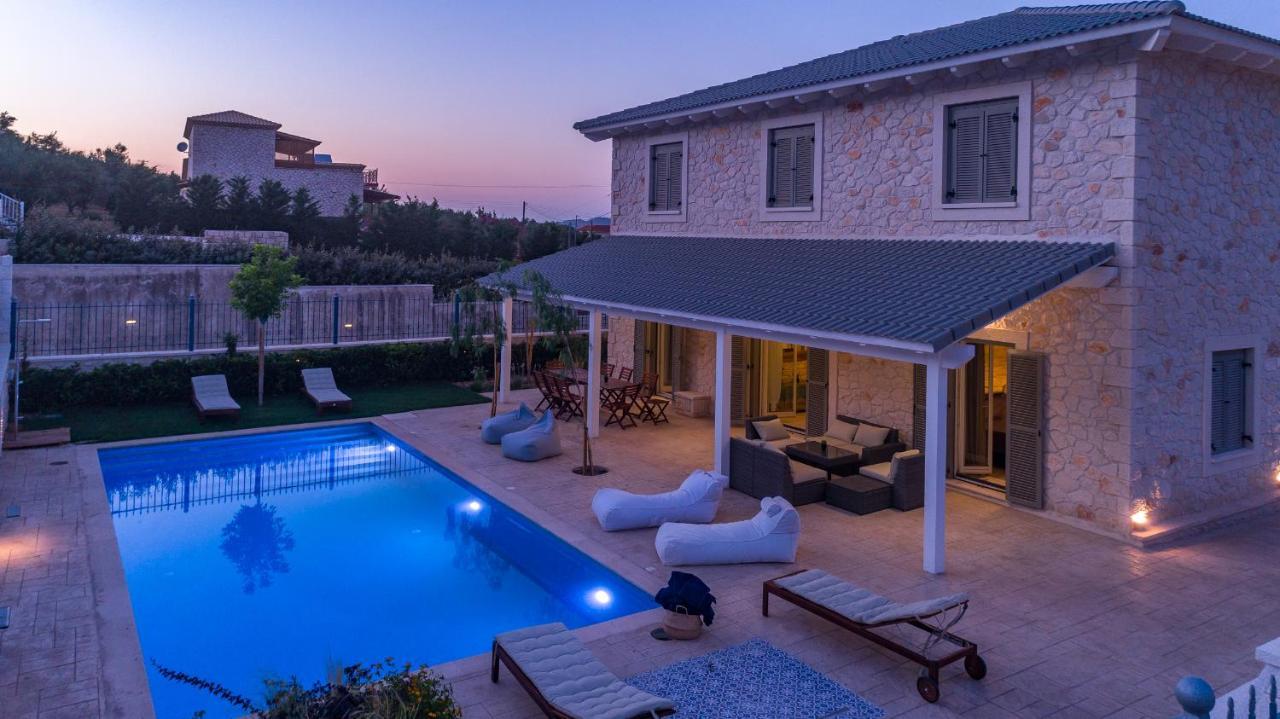 Zante Soleil - High-End Stone Villa With Swimming Pool Lagopodhon Exterior foto