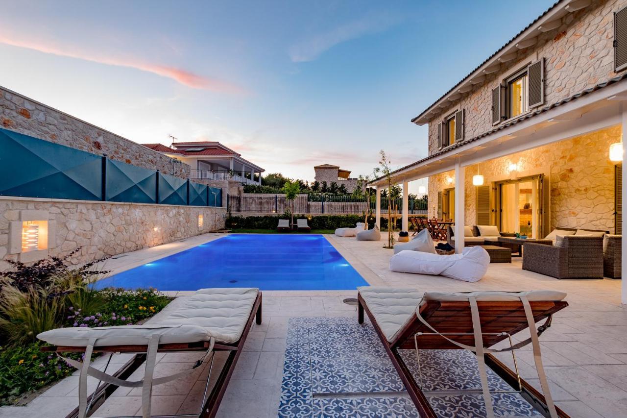 Zante Soleil - High-End Stone Villa With Swimming Pool Lagopodhon Exterior foto